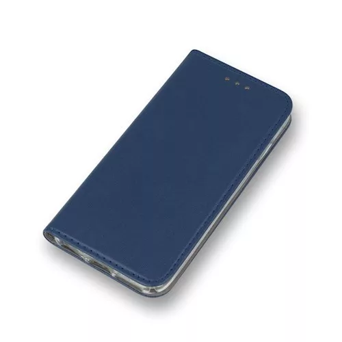 Xiaomi Redmi A7 Pro telefon tok, könyvtok, notesz tok, oldalra nyíló tok, mágnesesen záródó, kék, Smart Magnetic