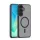 Samsung Galaxy S26 Plus hátlap tok, TPU / PC tok, magsafe, fekete, kamera védelemmel, SM-S946, Mag Matt