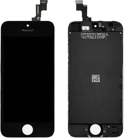 iPhone 5S SE fekete LCD+ érintőpanel AAA minőségű