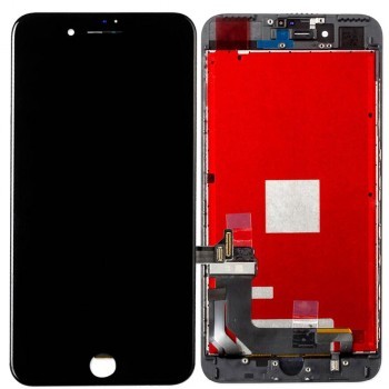 iPhone 8 8G Plus (5,5") fekete LCD + érintőpanel AAA+ (ESR) minőségű