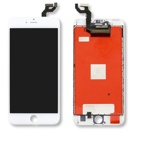 iPhone 6S Plus (5,5") fehér LCD + érintőpanel+takaró lemezzel AAAA (MK PARTS) minőségű