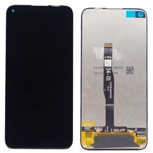 Huawei P40 Lite fekete LCD + érintőpanel