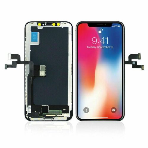 iPhone XS Max (6,5") fekete OLED LCD + érintőpanel (Hard)