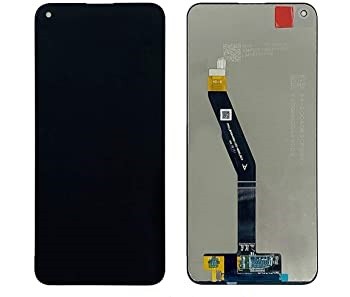 Huawei P40 Lite E fekete LCD + érintőpanel