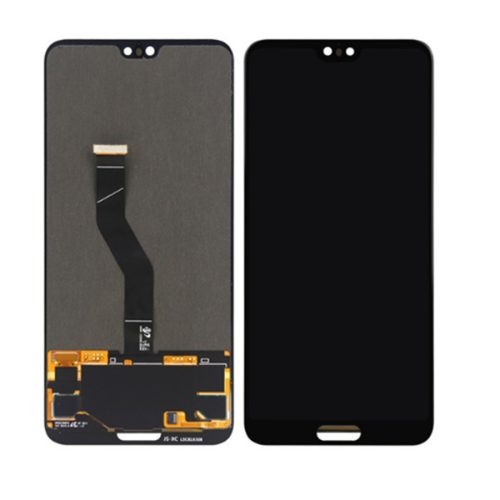 Huawei P20 Pro fekete LCD + érintőpanel keret nélkül