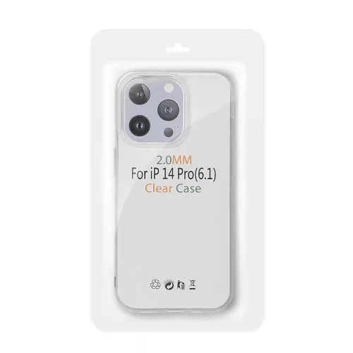 Xiaomi 17T Pro szilikon tok, átlátszó, 2mm, Clear