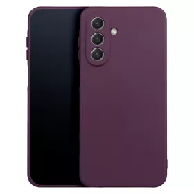   Samsung Galaxy A17 / A18 / A26 szilikon tok, hátlap tok, velúr belső, sötét bordó, matt, SM-A175, SM-A185, SM-A266, Silicone Case