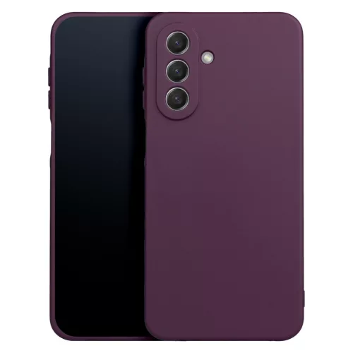 Samsung Galaxy A17 / A18 / A26 szilikon tok, hátlap tok, velúr belső, sötét bordó, matt, SM-A175, SM-A185, SM-A266, Silicone Case