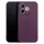 Honor 600 Lite szilikon tok, hátlap tok, velúr belső, sötét bordó, matt, Silicone Case