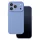 iPhone 17 Pro / 18 Pro (6,3") szilikon tok, hátlap tok, velúr belső, égkék, matt, Silicone Case 