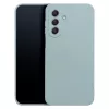 Samsung Galaxy A17 4G/5G / A26 szilikon tok, matt, velúr belső, ezüst, SM-A175, SM-A176, SM-A266, Silicone Case