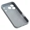 Honor Magic 8 Lite szilikon tok, matt, velúr belső, ezüst, Silicone Case