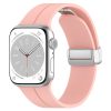 Apple Watch 6 / 7 / 8 / 9 / SE / SE 2 okosóra szíj, szilikon, rózsaszín, 38/40/41mm, Techsuit