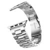 Apple Watch 6 / 7 / 8 / 9 / SE / SE 2 okosóra szíj, fém, ezüst, 38/40/41mm, Techsuit