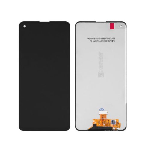 Samsung Galaxy A21s LCD + érintőpanel, fekete, SM-A217, OEM