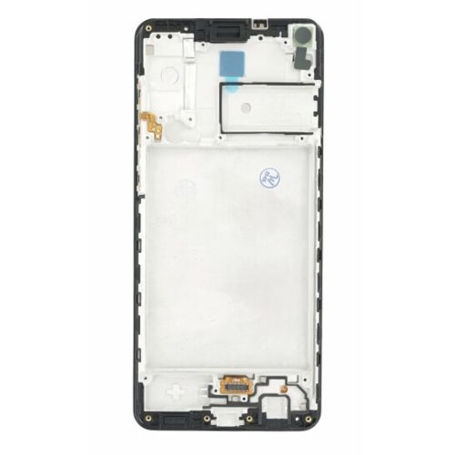 Samsung Galaxy A21s LCD + érintőpanel kerettel, fekete, SM-A217, OEM