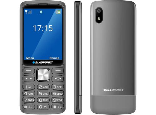 Blaupunkt FL08 mobiltelefon, dual sim, sötétszürke