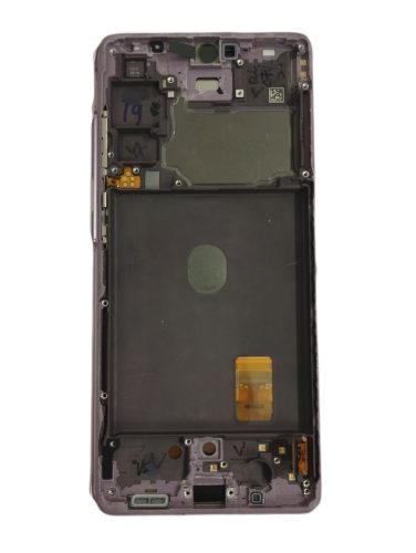 Samsung Galaxy S20 FE LCD + érintőpanel kerettel, gyári, lila, SM-G780