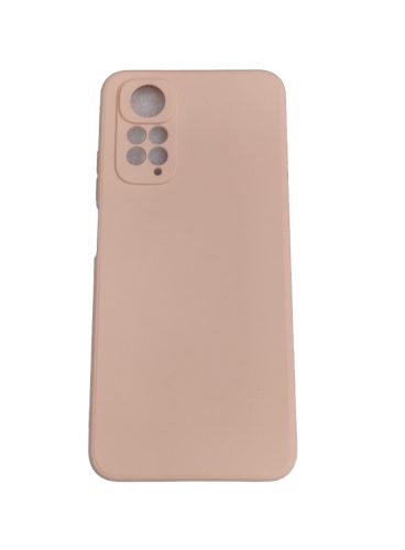 Xiaomi Redmi Note 11 4G / 11S 4G / Poco M4 Pro 4G szilikon tok, matt, velúr belső, barackvirág, Silicone Case