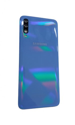 Samsung Galaxy A70 gyári készülék hátlap, bontott, kamera lencsével, kék, SM-A705