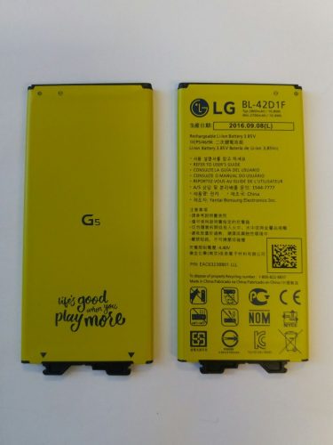 LG G5 BL-42D1F gyári akkumulátor 2800mAh