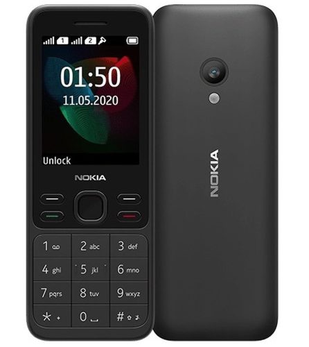 Nokia 150 (2020) DS fekete mobiltelefon  (keveset használt)