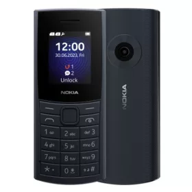   Nokia 110 4G (2023) mobiltelefon, kártyafüggetlen, magyar nyelvű, dual sim, kék (Midnight Blue), TA-1543