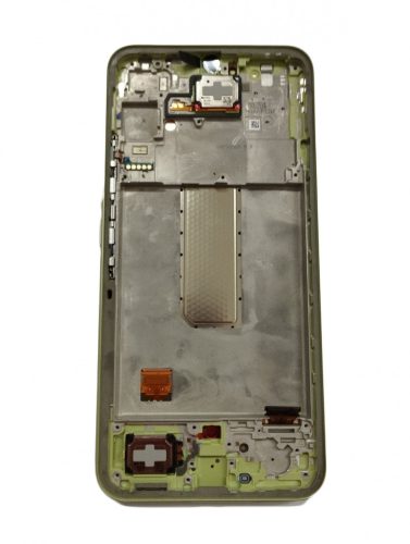 Samsung Galaxy A34 LCD + érintőpanel zöld (Light Green) kerettel, gyári, SM-A346