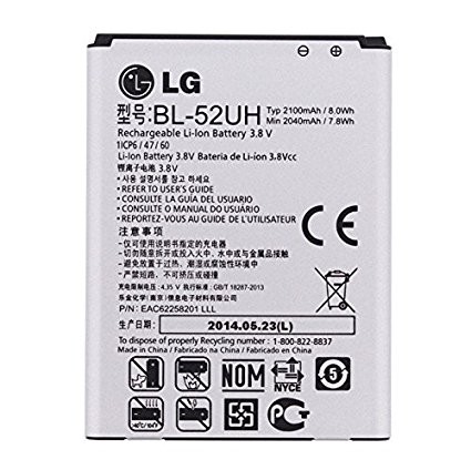 LG BL-52UH L65 D280 L70 D320 Spirit H440 H420 gyári akkumulátor 2100mAh