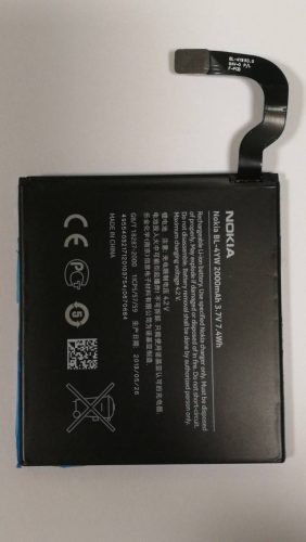 Nokia Lumia 925 BL-4YW gyári használt (bontott) akkumulátor 2000mAh