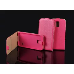   LG K10 K430 rózsaszín pink szilikon keretes vékony flip tok