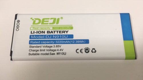 DEJI Samsung N910 Galaxy Note 4 akkumulátor 3220mAh