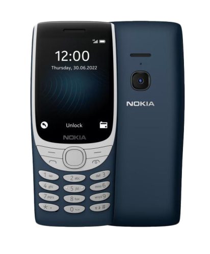 [K.ÁFA] Nokia 8210 4G mobiltelefon, dual sim, kék, TA-1489, (használt, doboz nélkül, töltővel)