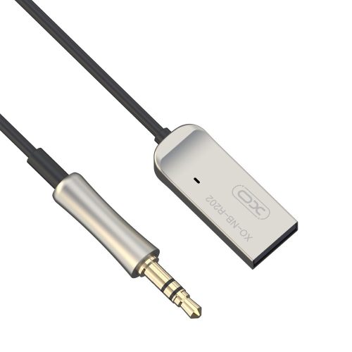 XO R202 USB-A - Jack (3.5mm) fekete bluetooth audio adapter 1M