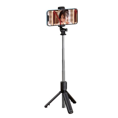 Selfie bot és tripod állvány, bluetooth vezérlés, távirányítóval, fekete, XO-SS09