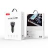 Bluetooth FM transmitter, 1xUSB / 1xType-C, 3.1A/15W, BT5.3, fekete, XO-BCC12