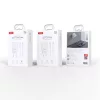 Hálózati töltőfej Type-C + Type-C - Type-C adatkábel, 3A / 25W, fehér, XO-CE25