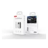 Bluetooth FM transmitter jack csatlakozóval, BT5.3, ezüst, XO-BCC15