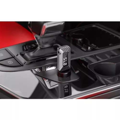 Bluetooth FM transmitter USB-A csatlakozóval, BT5.3, fekete, XO-BCC16
