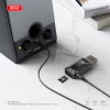 Bluetooth FM transmitter USB-A csatlakozóval, BT5.3, fekete, XO-BCC16