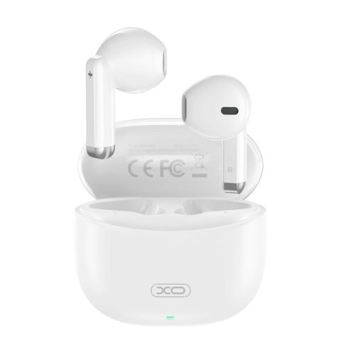 Stereo bluetooth headset vezeték nélküli töltőtokkal, TWS, fehér, XO X33