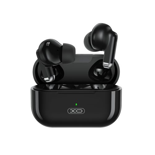 Stereo bluetooth headset vezeték nélküli töltőtokkal, TWS, fekete, XO X40
