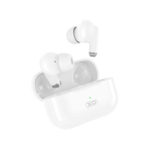 Stereo bluetooth headset vezeték nélküli töltőtokkal, TWS, fehér, XO X40