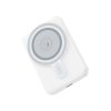 Magsafe / mágneses power bank, 1xType-C, 10000 mAh, 20W / 3A, fehér, kitámasztható, XO PR264