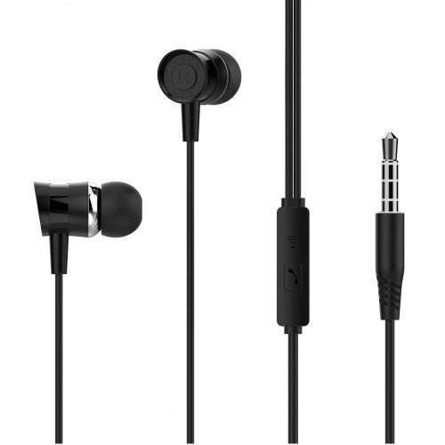 XO EP20 fekete 3.5mm jack stereo headset fülhallgató