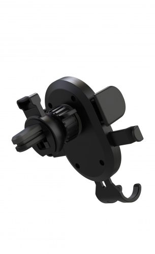 Univerzális szélvédőre / szellőzőnyílásra rögzíthető autós tartó, 360° forgatható, fekete, XO-C60