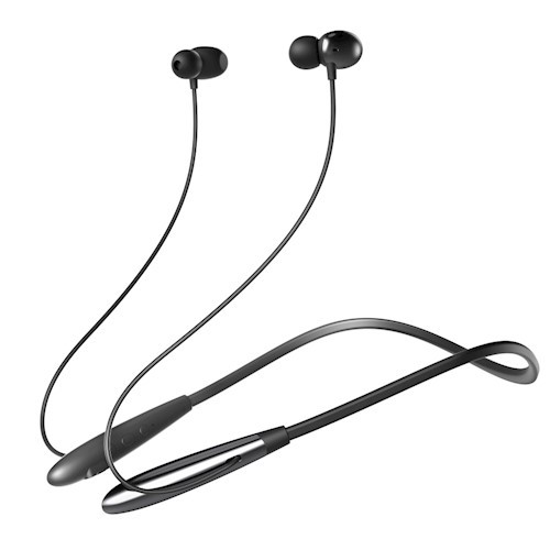 XO BS20 fekete magnetic hangerőszabályzós sport bluetooth stereo headset, fülhallgató