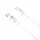 Type-C - iPhone 8pin gyorstöltő adatkábel, fehér, 1M, 20W, XO-NB-Q189A