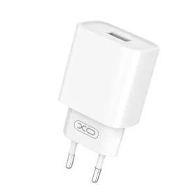   Hálózati gyors töltőfej, 1x USB, 3A / 18W, fehér, XO-CE02D(EU)