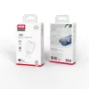 Hálózati gyors töltőfej, 1x USB, 3A / 18W, fehér, XO-CE02D(EU)